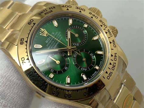 rolex replica gold grün|are Rolex crowns real.